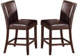 Crown Mark Ferrara Counter Height Chair in Dark Brown (Set of 2) 2723S-24 image