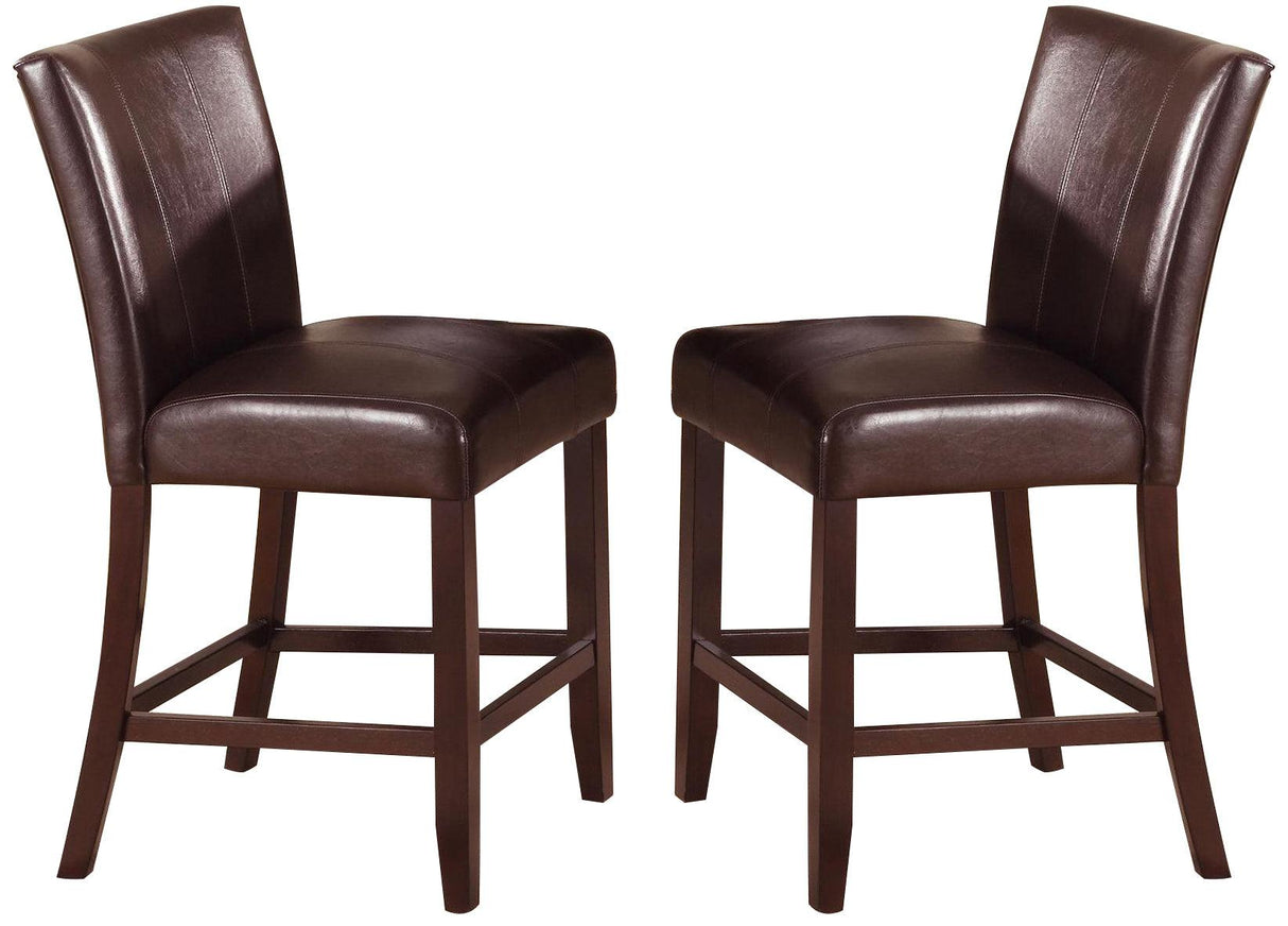 Crown Mark Ferrara Counter Height Chair in Dark Brown (Set of 2) 2723S-24 image