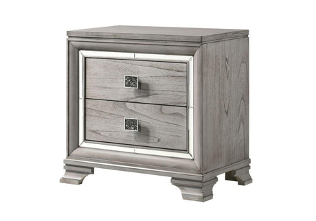 Crown Mark Vail Nightstand in Grey B7200-2 image